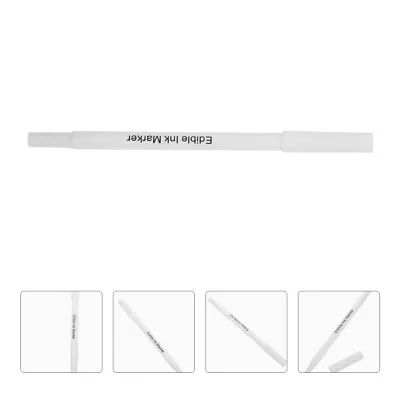  White Edible Pen For Cake Decorating Pens Cookies Coloring Pigment Small Tools • £6.83