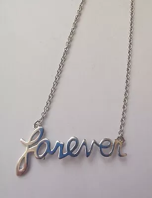 Sterling Silver  Forever  Necklace 18 . R5H • $4.98