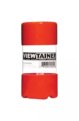Viewtainer CC24 Plastic Red Spill Proof Container 4 Hx2 Wx2 L In. (Pack Of 24) • $72.03