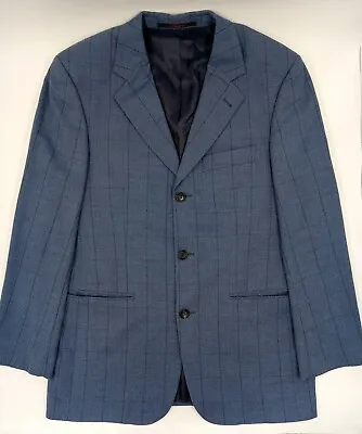 Ungaro Pour L'homme Paris  Men's Blue Sports Coat Blazer Mint Condition Size 48 • $60