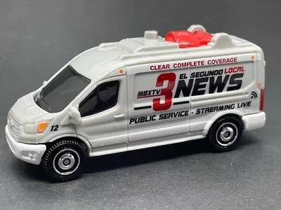 Matchbox Ford Transit News Van El Segundo Local News - Mint • £4.95