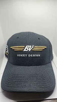 New Titleist Black Bob Vokey Design BV Wings Golf Hat Cap Logo Size M/L Rare 🔥 • $38.99