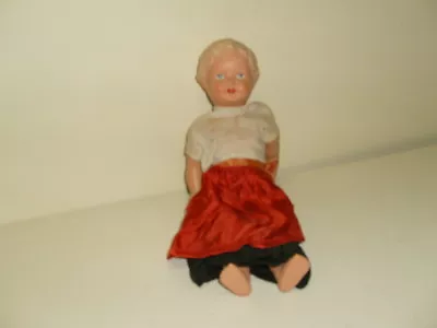 Celluloid Doll 30cm German?  Celluloid Doll   With Cloth Body In Great Condition • $88