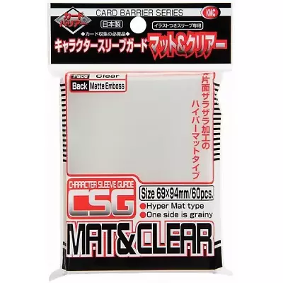 KMC Matte Character Sleeve Guard CSG Sleeves 60pcs MTG Magic Gathering Pokemon • $7.90