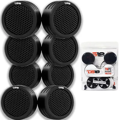 4x DS18 Car Radio Super Tweeter Pairs 640W Micro Dome PIEZO Crossover TWPZ • $24.95