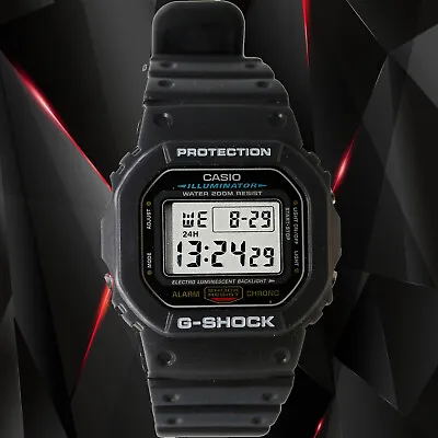 Casio DW-5600E-1V G-SHOCK Mens Black Digital Watch Classic Shock Resistant New • $120.95