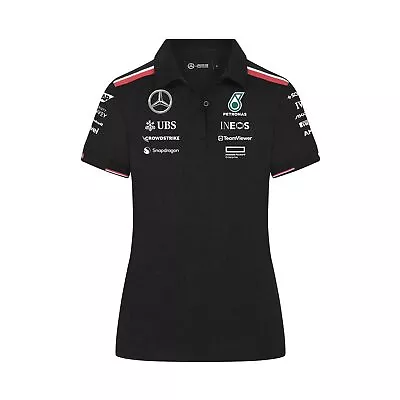 2024 Mercedes AMG F1 Team Women's Black Polo (S) • $88.20