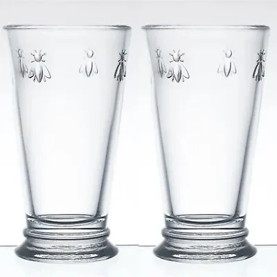 La Rochere Set Of 4 Bee Highball Glasses 46cl Drinks Water Decorated Glassware • £29.99