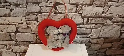 Me To You Bear Sat In A Love Heart Shape Door Hanger Or Wall Code B42 • £10