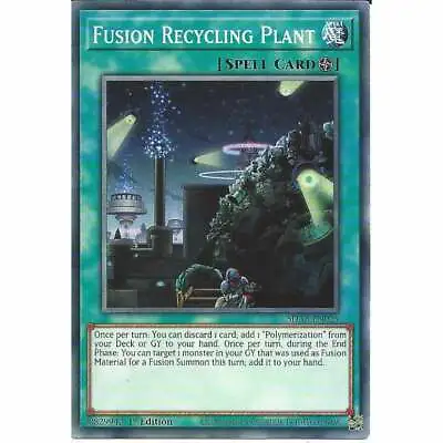 Fusion Recycling Plant SDAZ-EN025 1st Edition Common :YuGiOh Trading Card TCG • £0.99