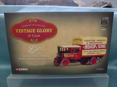 £14.95 • Buy Corgi 80202 1/50 Foden Flatbed Steamer 'bishop & Sons' 3091/5580 ~ Boxed