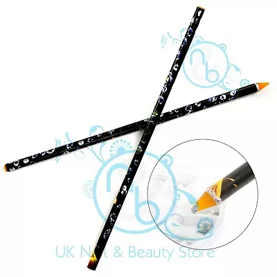 Resin Rhinestone Picker Wax Pencil Gem Jewel Bead Nail Art Tool Many Options UK • £3.49