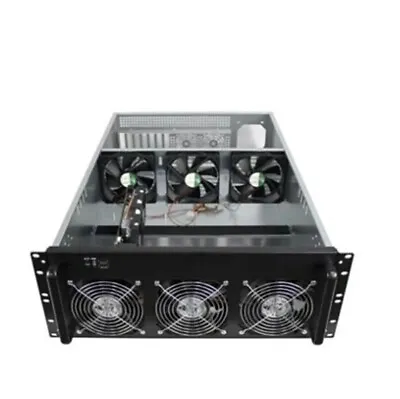 4U Graphics Card Miner Server Case For 6/8 GPU Mining Rig Frame Rack (USA Stock) • $59.99