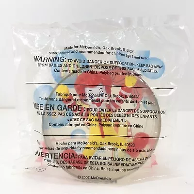 Baby Ronald McDonald Under 3 Happy Meal Toy CARTWHEEL SEALED NEW 2007 • $8.28