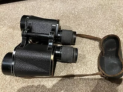 Vintage German Carl Zeiss Jena Delactis 8×40 Military Binoculars Cased C 1920's • £99