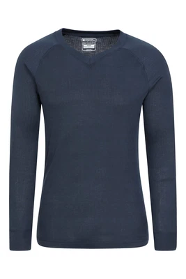 £16.99 • Buy Mountain Warehouse Mens Talus Base Layer Top V Neck Skiing Warm Quick Drying Tee