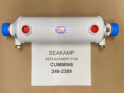 NEW Seakamp Caterpillar 246-2389 Marine Transmission Oil Cooler C12 3176C 3196 • $835.85