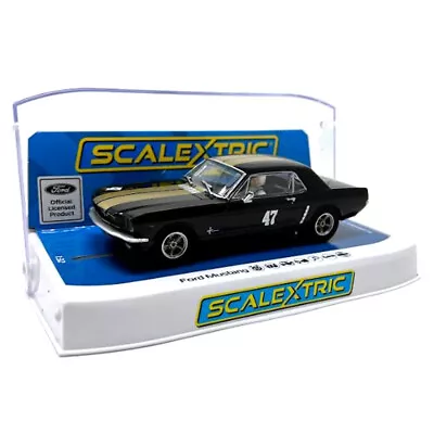 Scalextric C4405 Ford Mustang - Black And Gold 1/32 Slot Car • $64.99