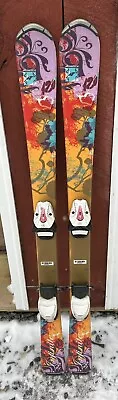 120 Cm Nordica Infinite Girl's Skis With Tyrolia SL45 Bindings + Boots • $114.99