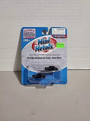 E1 Classic Metal Works Raven Black 1950 Dodge Meadowbrook  Sedan  N Scale T2 • $19.99