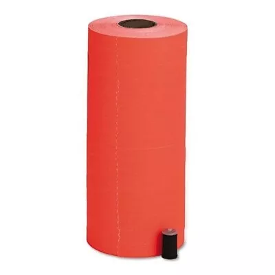 Fluorescent Red Label For Monarch 1110 Pricing Gun 1 Sleeve=16rolls • $18.95