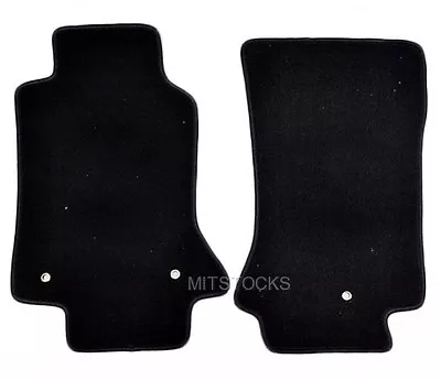 Fit For 97-04 Chevy Corvette C5 Black Nylon Carpet Floor Mat 2 Pcs New • $31.99