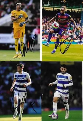 QUEENS PARK RANGERS SIGNED 6 X 4 INCH PHOTO LOT X 11- Amos/Chair/Dieng/Dickie+ • £1.99