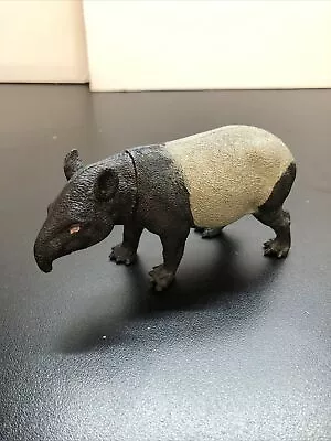 Malayan Asian Tapir Figure (4.5  Long) Miniature Wild Animal Replica Plastic X • $6