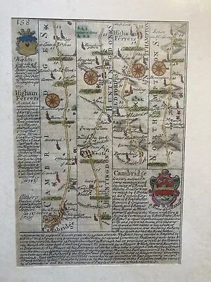 E Bowen Strip Map Cambridge. Framed And Glazed • £27.50