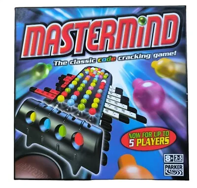 MASTERMIND Board Game The Classic Code Cracking Game Age 8+ 2-5 Players VGC • £8.99