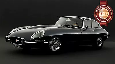 Jaguar E-type Classic Super Sports Muscle Car Photo Print Premium Poster • $159.95