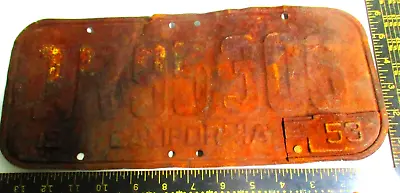 1951 California License Plate Vintage Old Car Truck Garage Ca Collectible Tag • $9.95