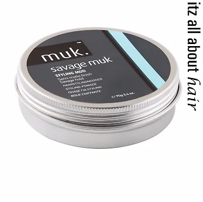 $28.65 • Buy SAVAGE MUK STYLING MUD 95GR By MUK Hard Hold Australian Stockists And Stock