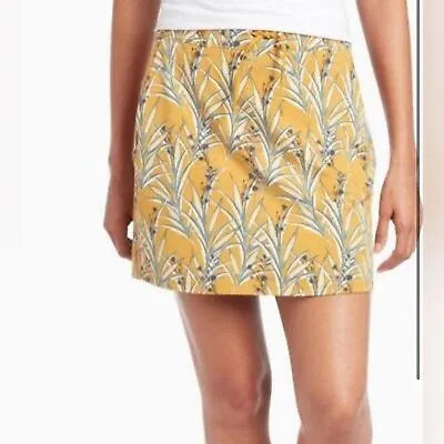 Kuhl Kandid Skirt Yellow Floral Women’s Size S • $15
