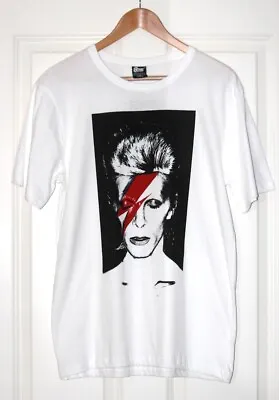 Men's Licensed David Bowie Tee Medium White • $29.99