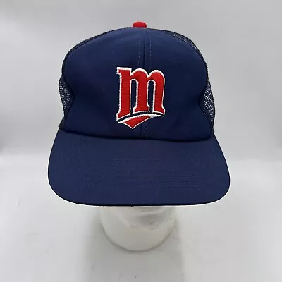 Vintage MINNESOTA TWINS Mesh Snapback Hat Twins Ent • $15.99