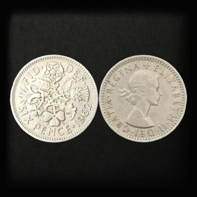 1962 Elizabeth II Sixpence 6d Tanner - Great Condition  • £1