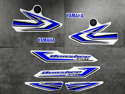 06' 2006 Yamaha Banshee Blue/White Decals Stickers Quad Graphics 10pc Graficos • $34.99