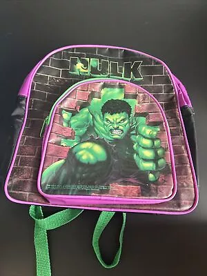 2003 Marvel Universal Studios Hulk Backpack Lunch Bag • £6.99