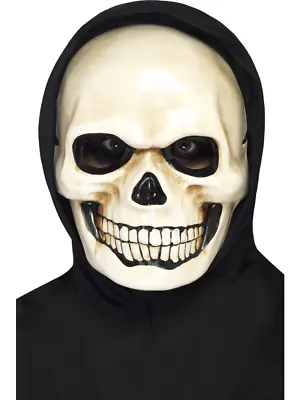 Skull Mask Halloween Fancy Dress Skeleton Face Mask Ladies Mens Adult New • £7.99