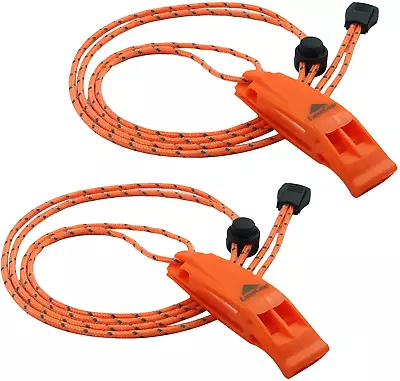 Emergency Whistles With Lanyard Safety Whistle Survival Shrill Loud Blast • $14.99