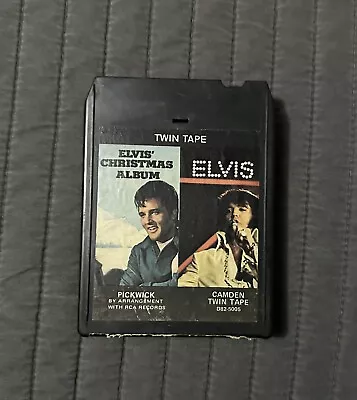 ELVIS PRESLEY Christmas Album / Elvis 8 Track Twin Tape Classic Music 1971 RARE • $10