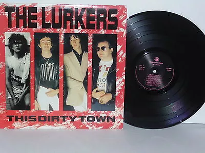 THE LURKERS This Dirty Town UK LP VG+ 1989 CLAY104 Vinyl Plays Well Punk Rock • $75.85