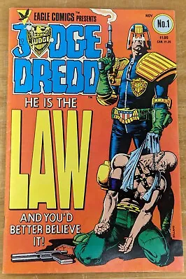 Judge Dredd (1983) 5x Lot - Eagle Comics - John Wagner - Brian Bolland • $39