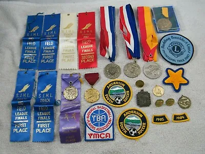 Sports Medals/ Pins/ Patches/ Ribbons/ Volley Ball Soccer Track • $90.30