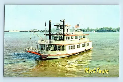 The M V Mark Twain Bayou Country Ferry Boat New Orleans Louisiana Postcard C4 • $4.82