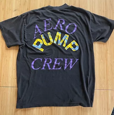 Vtg 80s Aerosmith Pump World Tour 1989 Crew Tee Shirt RARE Spring Ford XL • $74.95