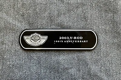 $110 • Buy Harley-Davidson 2003 V-Rod 100TH Anniversary Gas Tank Emblem Vrod