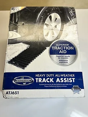Snow Joe ATJ651 Thermoplastic Rubber TrackAssist Non-Slip Traction Snow Mud Sand • $35