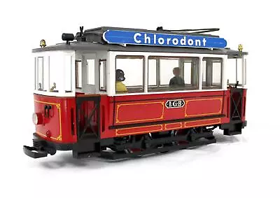 Lgb 'g' Gauge 2036 Lgb Red Powered Passenger Street Car • £179.50